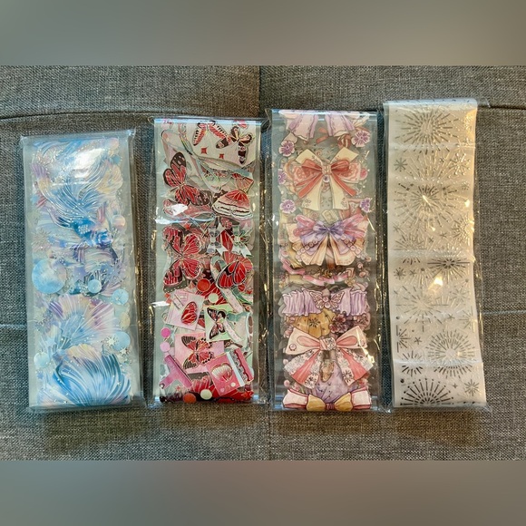 Waterproof PET Tape cute, lovely,Flower, journal sticker, Notebook, hand account - Picture 2 of 11